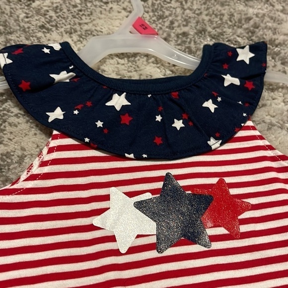 Way To Celebrate Patriotic Girls Romper l SIZE 18M - Picture 2 of 4